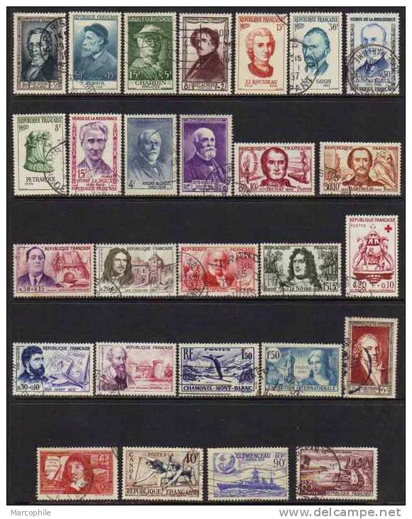 FRANCE / BEAU LOT OBLITERE / COTE > A 110.00 EUROS (ref 4341) - Collections