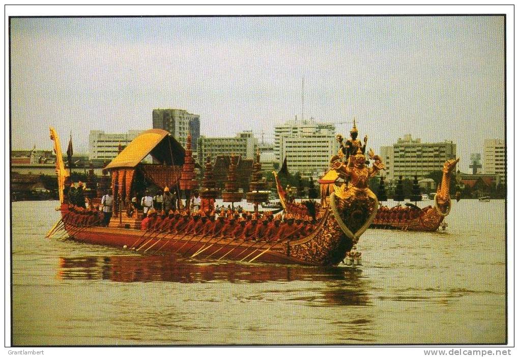 Royal Barge Narai Song Suban HM King Rama IX, Bangkok - TST Unused - Thailand