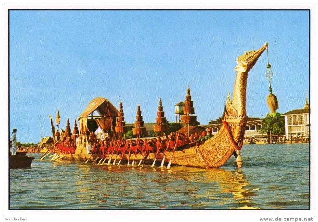 The Royal Barge, Sri-Suphan-Nahongs In Bangkok - TST Unused - Thailand