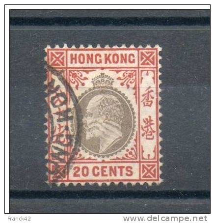 Hong Kong. 20 Cents - Oblitérés