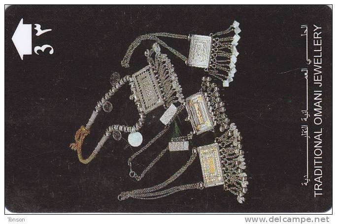 Oman,  OMN-G-15C, Traditional Jewellery, 2 Scans. - Oman