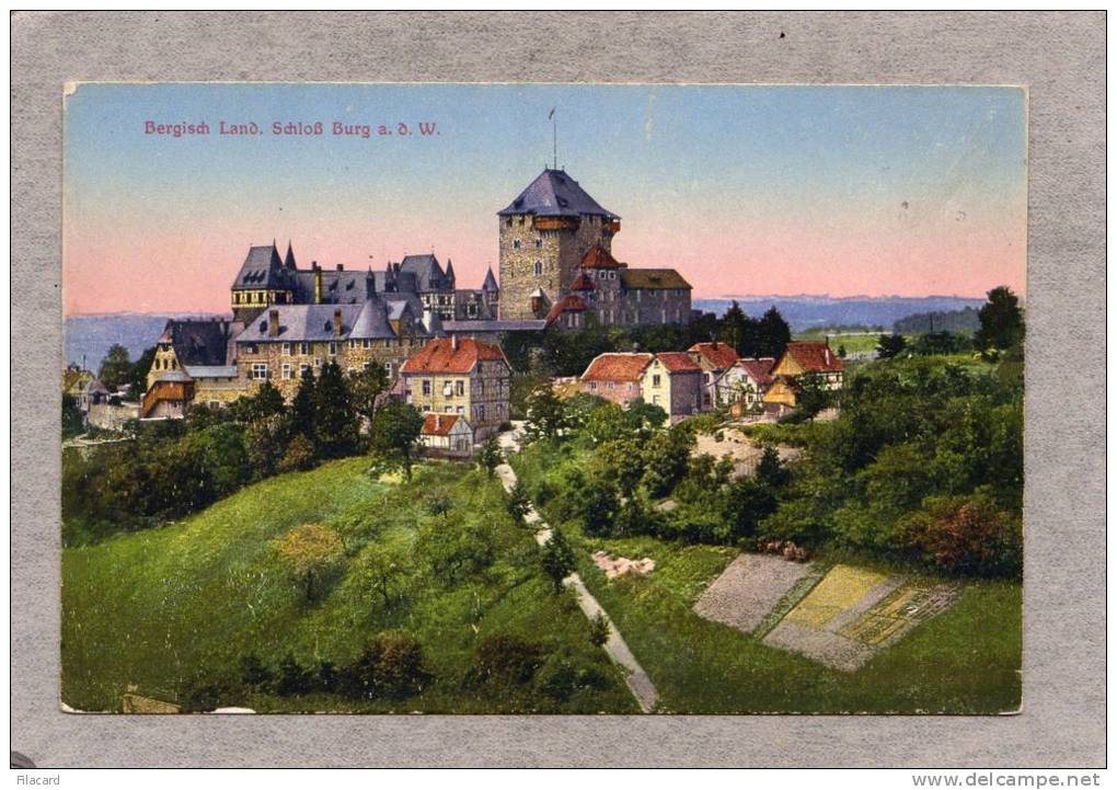 36163   Germania,  Bergisch Land  -   Schloss  Burg  A. D. W.,  NV - Solingen