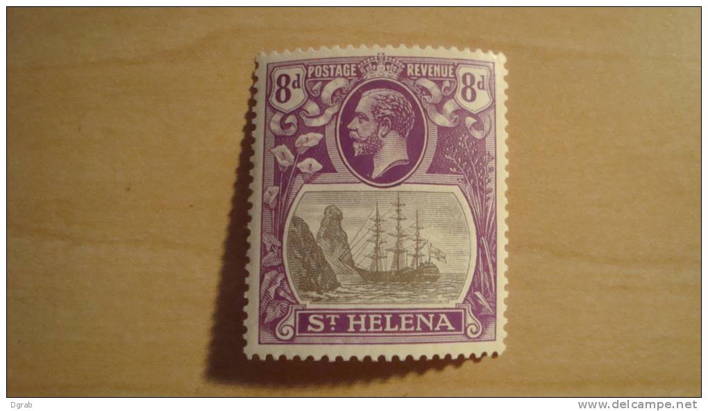 St. Helena  1923  Scott  #86  MH - Saint Helena Island