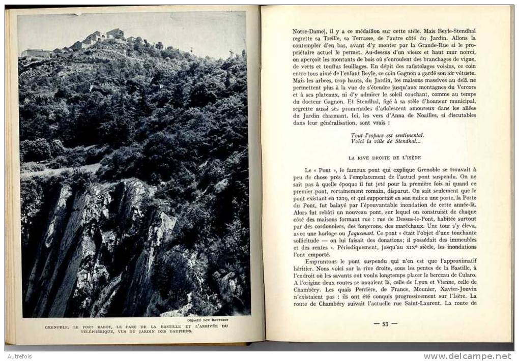 GRENOBLE ET SES MONTAGNE  -  LES BEAUX PAYS  -  JEAN JACQUES CHEVALLIER -   235 PAGES - Rhône-Alpes