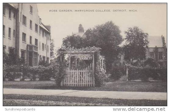 Michigan Detroit Rose Garden Marygrove College  Artvue - Detroit