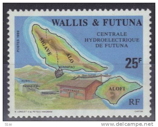WALLIS Et FUTUNA 1989  --  Poste Yvert  N° 386 --  Neuf  Sans  Charnière -- Cote 1,00 €uros --- - Neufs