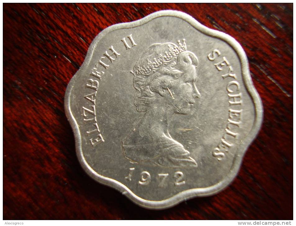 SEYCHELLES 1972 FIVE CENTS Aluminium Coin FAO Issue USED In Very Good Condition. - Seychellen