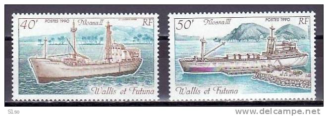 WALLIS Et FUTUNA 1990  --  Poste Yvert  N°  400 - 401   --  Neuf  Sans  Charnière -- Cote 3,00 €uros --- - Unused Stamps