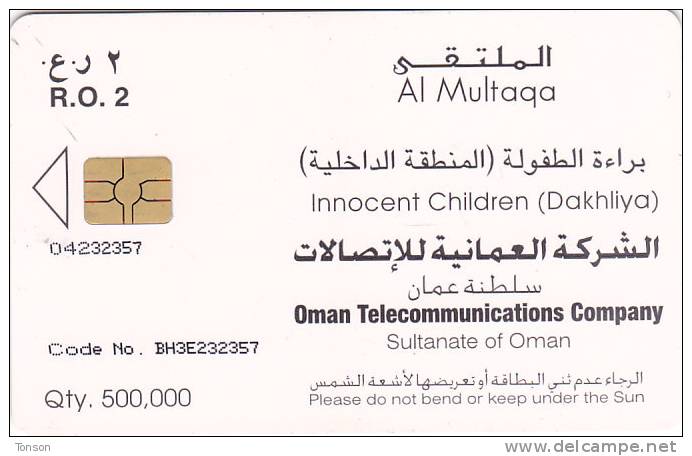 Oman, OMN-C-64, Innocent Children - Dakhliya,  2 Scans. - Oman