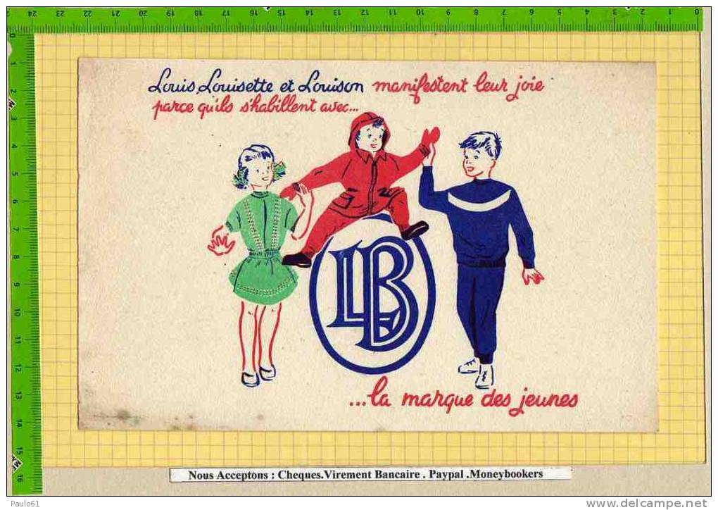 BUVARD  :L B La Marque Des Jeunes - Textile & Vestimentaire