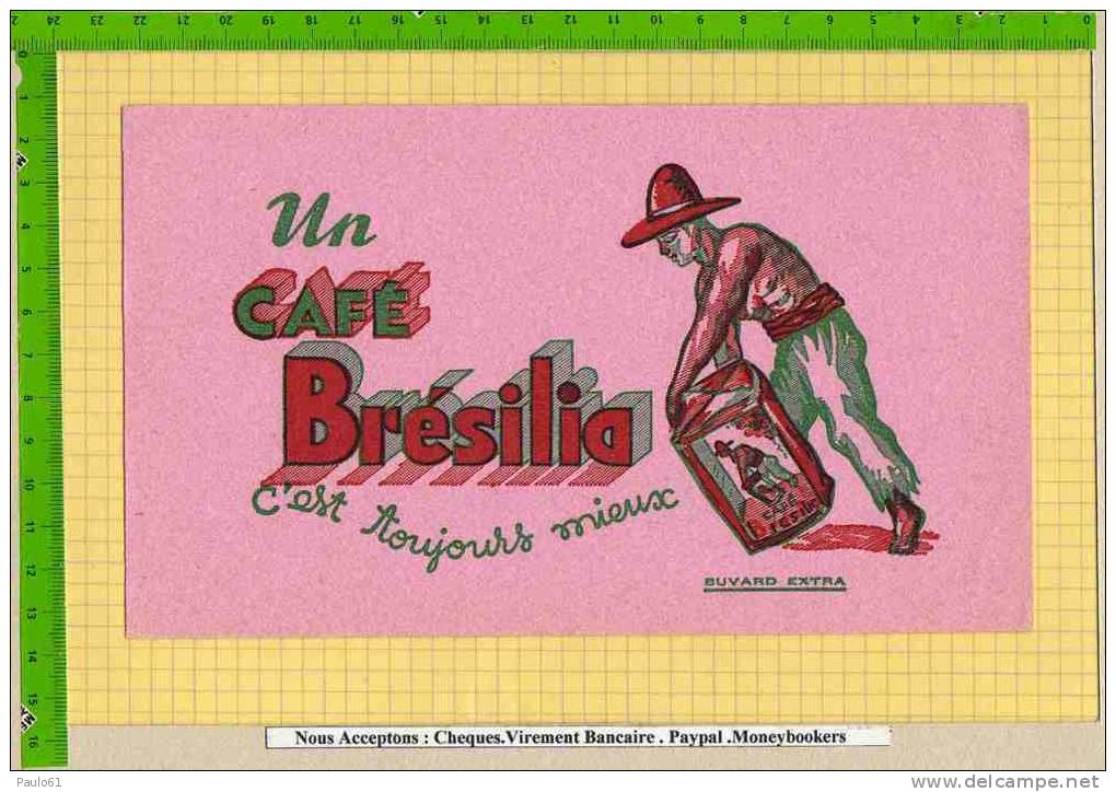 BUVARD :Café BRESILIA - Coffee & Tea