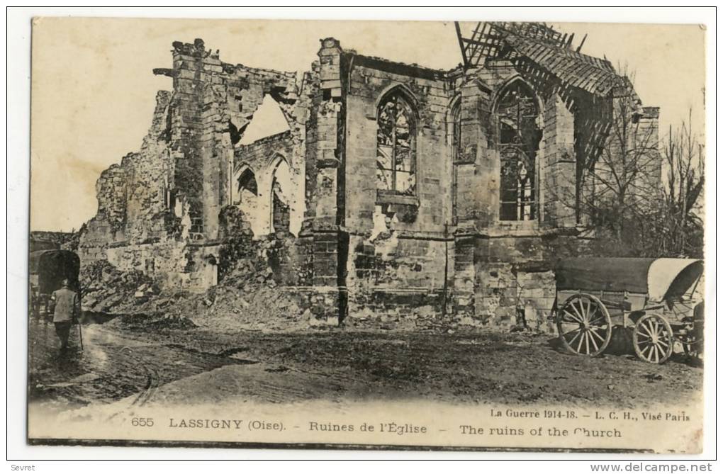 LASSIGNY. - Ruines De L'Eglise - Lassigny