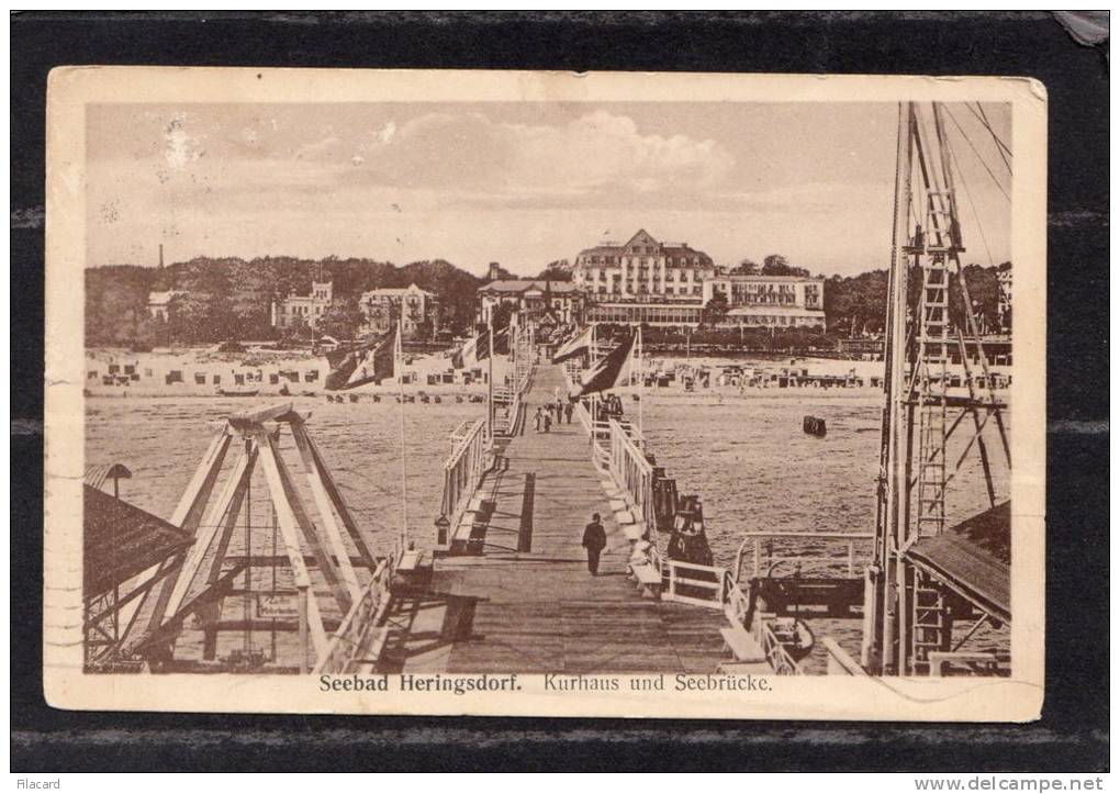 36190    Germania,  Seebad  Heringsdorf  -  Kurhaus  Und  Seebrucke,  VGSB - Usedom