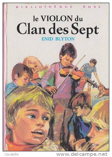Le Violon Du Clan Des Sept - D´Enid Blyton - 1971 - Bibliothèque Rose - Bibliothèque Rose
