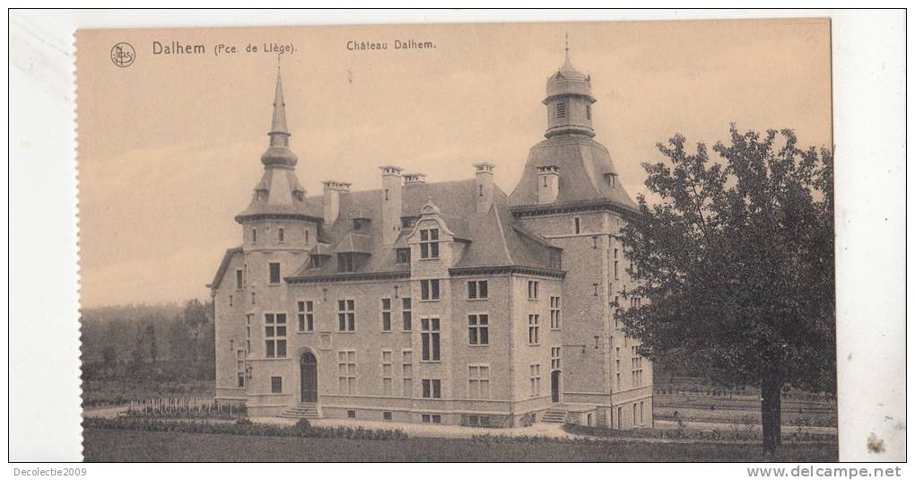 BR55261 Dalhem Chateau   2 Scans - Dalhem