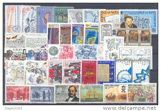 Yugoslavia,Sweden,Belbium,Finland,Germany,Switzerland,Netherlands,Cyprus EUROPA CEPT 1982 MNH ** - Autres & Non Classés