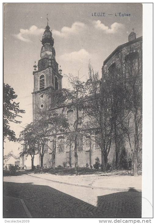 BR55503 L Eglise Leuze     2 Scans - Leuze-en-Hainaut