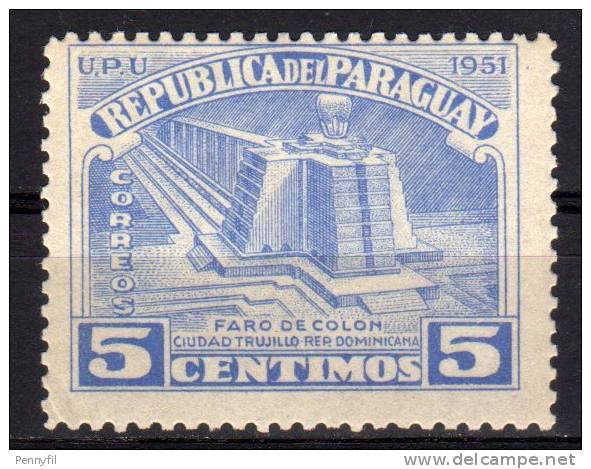 PARAGUAY - 1952 YT 487 * - Paraguay