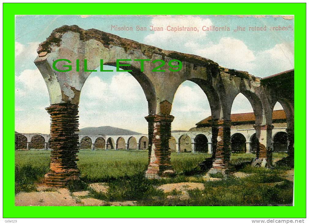 SAN DIEGO, CA - MISSION SAN JUAN CAPISTRANO - PUB. BY NEWMAN POST CARD CO - - San Diego