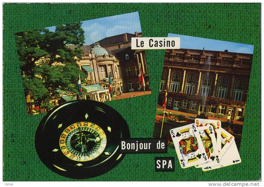 SPA :  Le Casino (  Carte De Jeux - Speelkaarten )  (  Groot Formaat ) - Speelkaarten