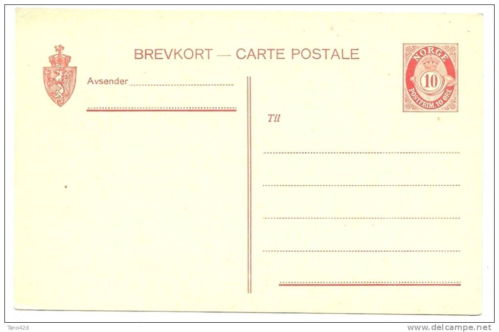 LBL15 - NORVEGE EP CP 10 Ö NEUVE - Postal Stationery