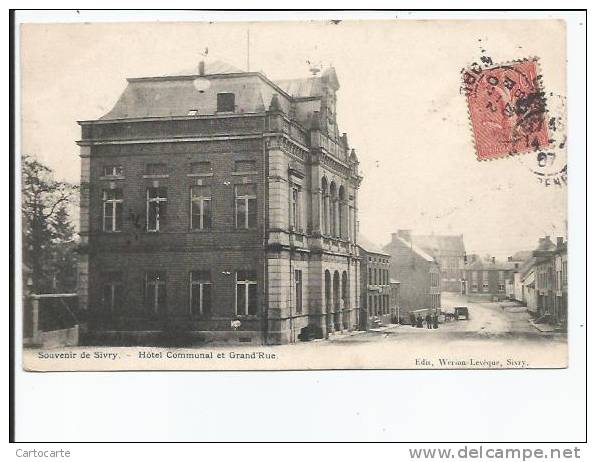 SOUVENIR DE SIVRY HOTEL COMMUNAL - Sivry-Rance