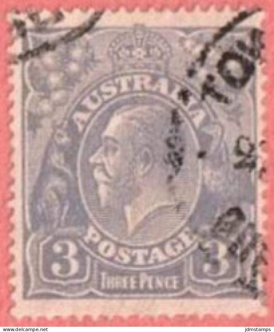 AUS SC #30  1924 KING GEORGE V CV $7.00 - Gebruikt