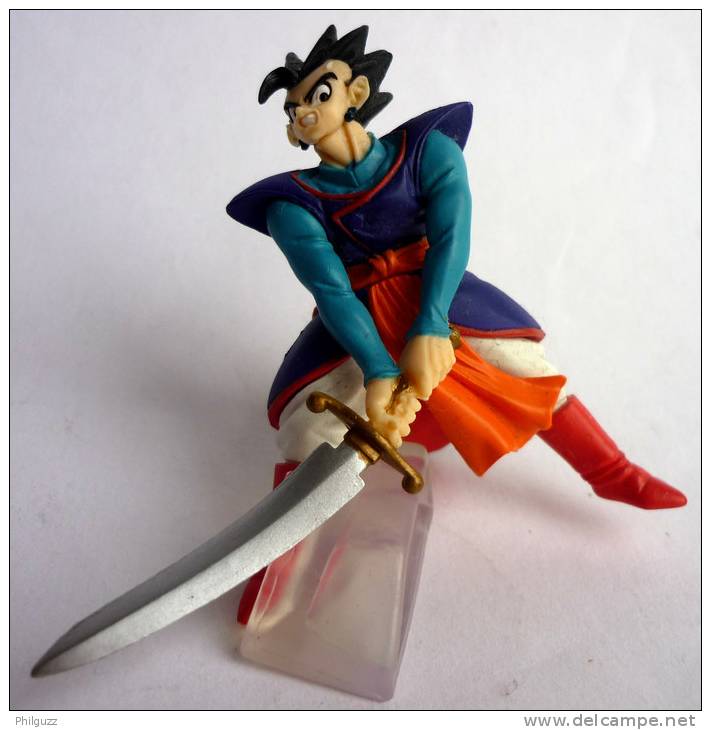 FIGURINE GASHAPON - DRAGON BALL Z - DBZ Série 7 - Sangohan Tenue Des Dieu Et Son épée Z-sword - Dragon Ball