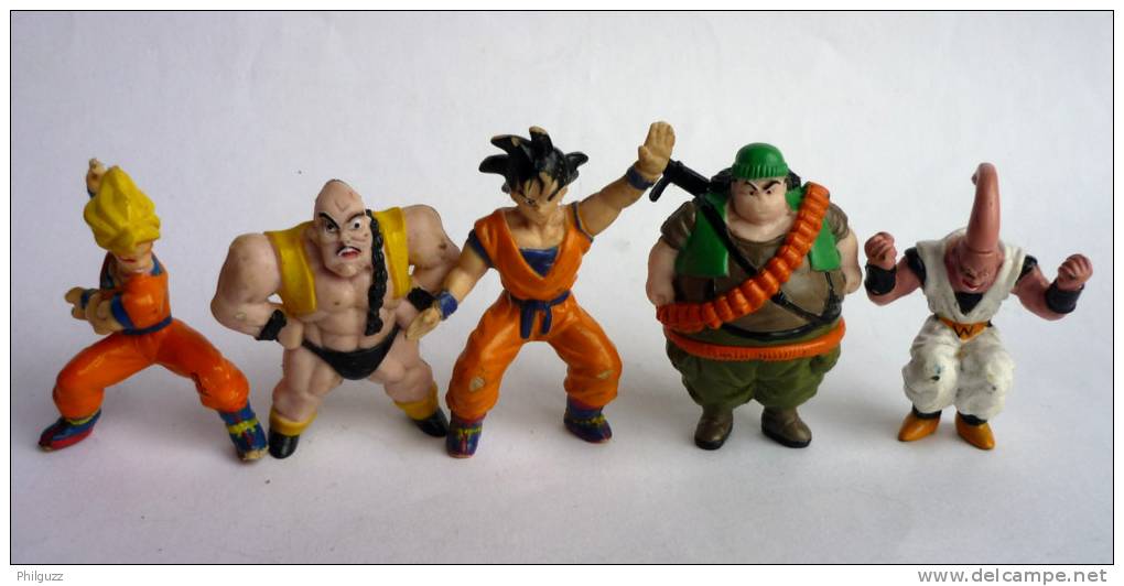 LOT 5 FIGURINES PAS GASHAPON - DRAGON BALL Z - DBZ Divers Personnages (voir Photo) - Dragon Ball