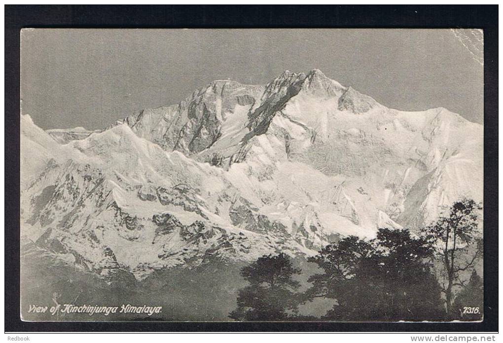 RB 922 - Early Nepal Postcard - View Of Kinchinjunga Himalaya - Mountaineering Climbing Theme - Nepal