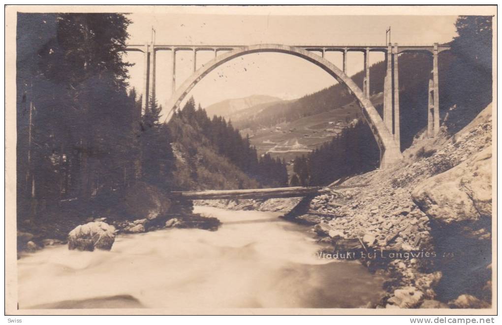 AROSA  VIADUKT LANGWIES - Langwies