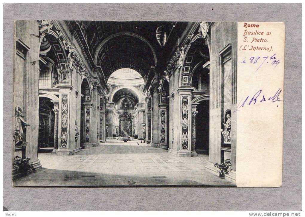 36205   Italia,   Roma  -  Basilica Di  S.  Pietro(L"Interno),  VG  1904 - San Pietro