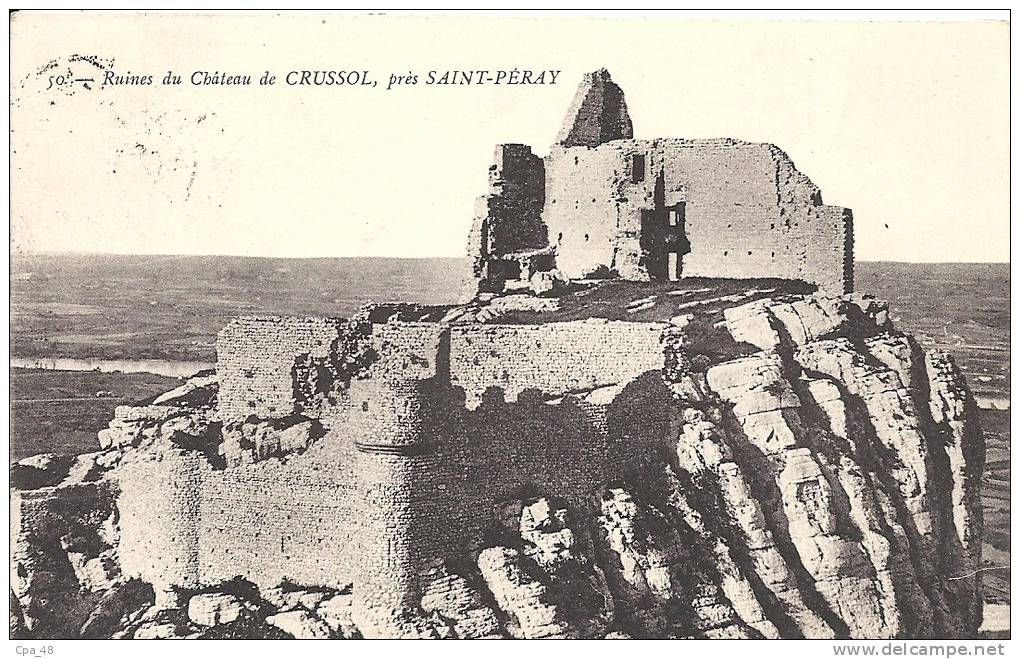 Ardèche- Ruines Du Château De Crussol, Près St-Péray - Saint Péray