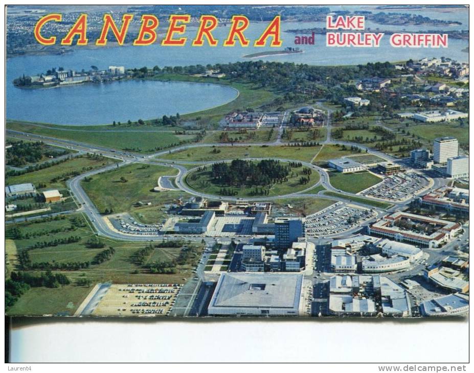 (07) Postcard View Folder - Depliant De Carte Postale - ACT - Canberra - Canberra (ACT)