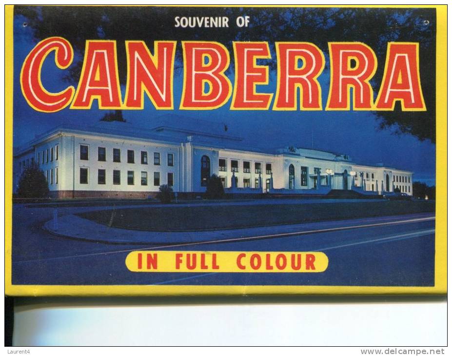 (07) Postcard View Folder - Depliant De Carte Postale - ACT - Canberra - Canberra (ACT)