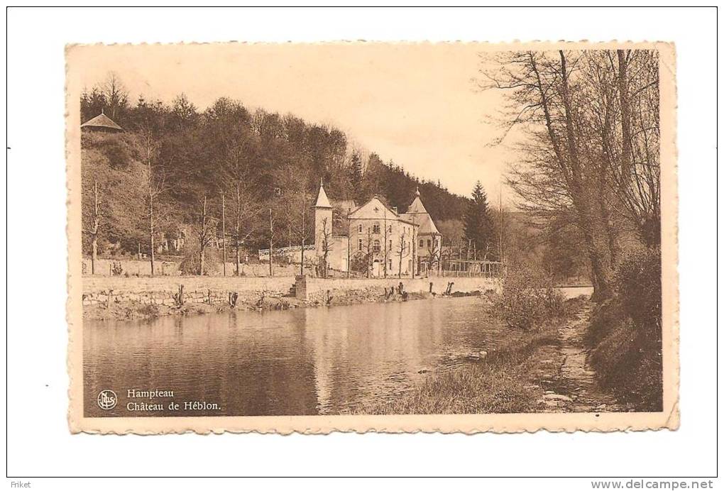 - 1895 -     HAMPTEAU  Chateau De Heblon - Hotton