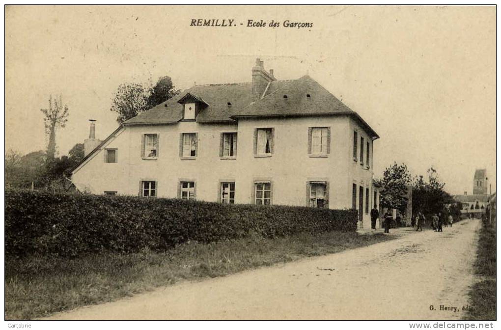 50 - REMILLY-SUR-LOZON - École Des Garçons - Otros & Sin Clasificación