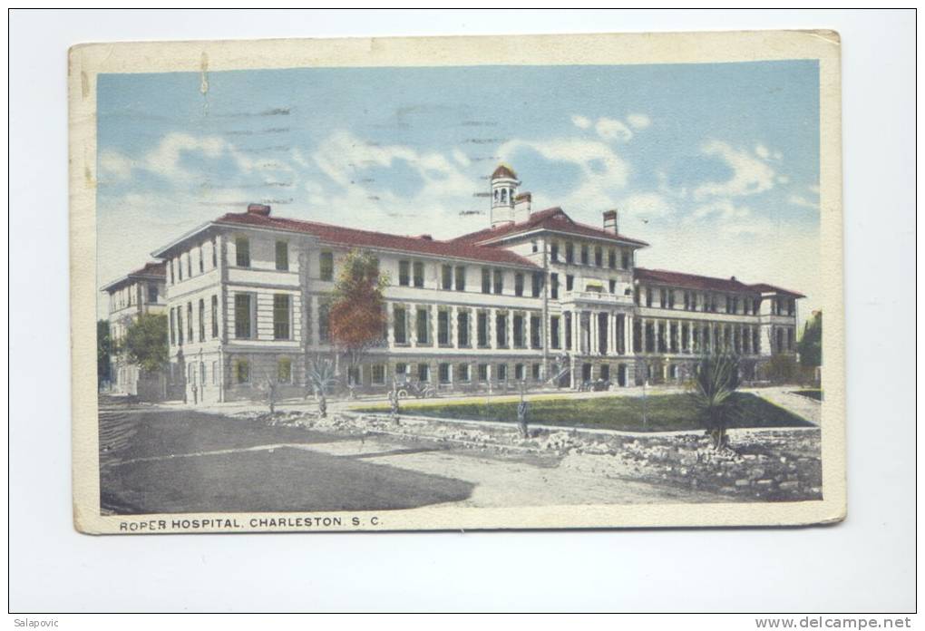 Roper Hospital, Charleston, South Carolina  1921   2 SCANS - Charleston