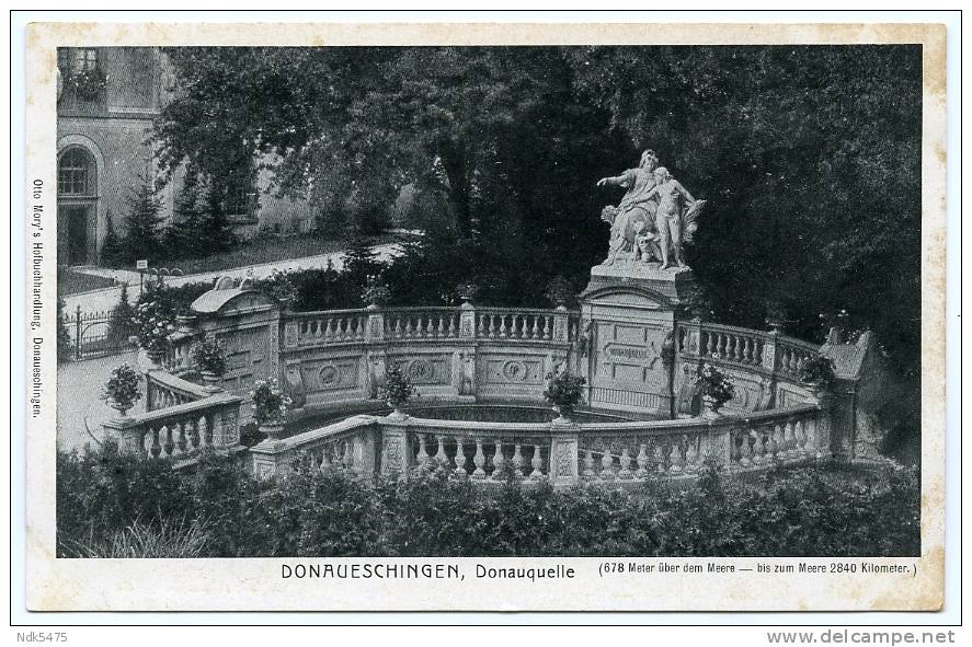 ALLEMAGNE : DONAUESCHINGEN - DONAUQUELLE - Donaueschingen