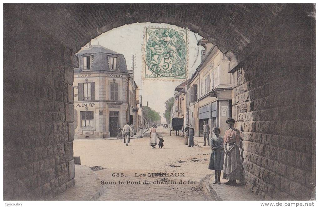 Les Mureaux - Sous Le Pont Du Chemin De Fer [10186M78] - Les Mureaux