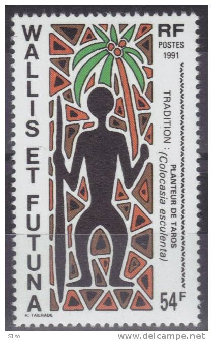 WALLIS Et FUTUNA 1991  --  Poste Yvert  N°  413  --  Neuf  Sans  Charnière -- Cote 1,70  €uros --- - Ongebruikt