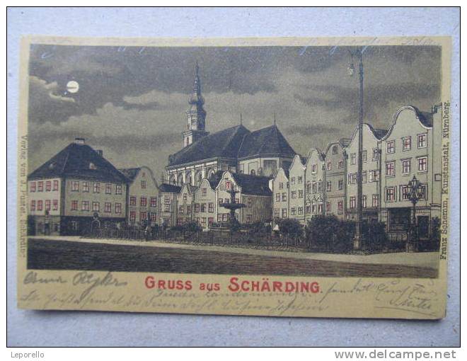 AK SCHÄRDING Litho 1904   //  D*7039 - Schärding