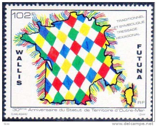 WALLIS Et FUTUNA 1991  --  Poste Yvert  N°  414  --  Neuf  Sans  Charnière -- Cote 3,00  €uros --- - Nuovi