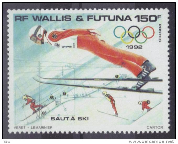 WALLIS Et FUTUNA 1992  --  Poste Yvert  N°  425  --  Neuf  Sans  Charnière -- Cote 4,30  €uros --- - Unused Stamps