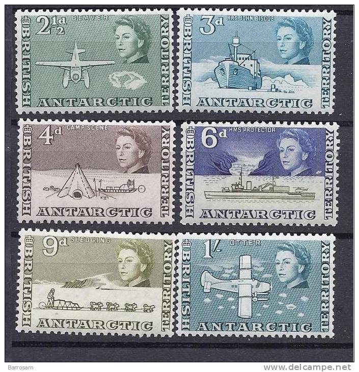 BritishAntarctica1963: Michel5-10mnh** - Altri & Non Classificati