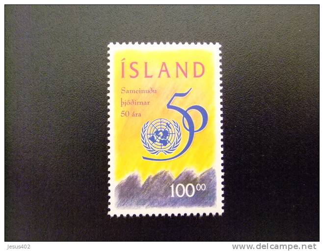 ISLANDIA 1995  50 ANIVERSARIO DE LAS NACIONES UNIDAS   Yvert  & Tellier Nº 786 ** MNH - Ongebruikt