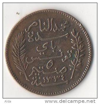 5 Centimes Tunisie 1916 - Tunisie