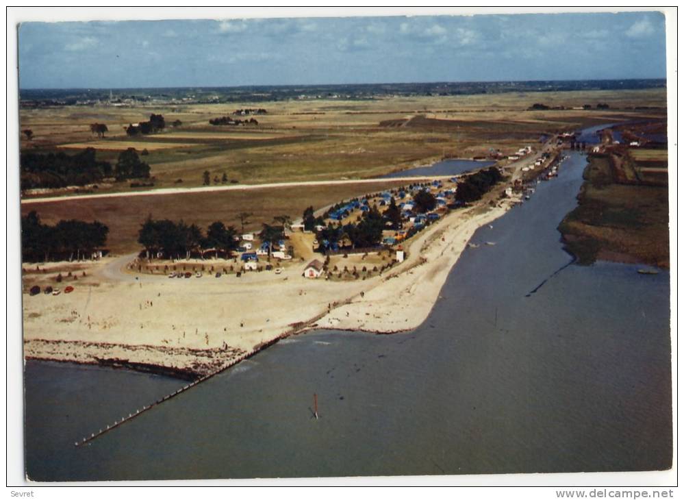 BOURGNEUF En RETZ  -   Le Camping Et La Rivière Du Collet.-  CPM . - Bourgneuf-en-Retz