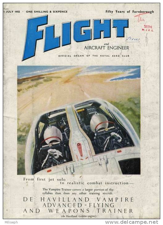 Magazine FLIGHT - 1 July 1955 - (3105) - Aviation