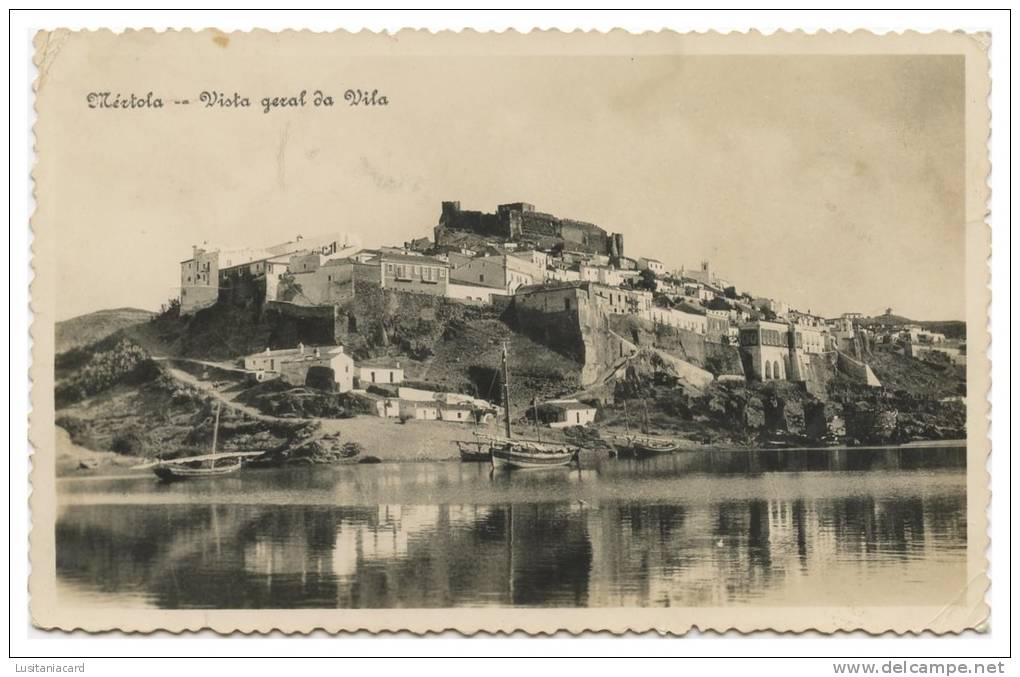 MÉRTOLA - Vista Geral Da Vila Carte Postale - Beja